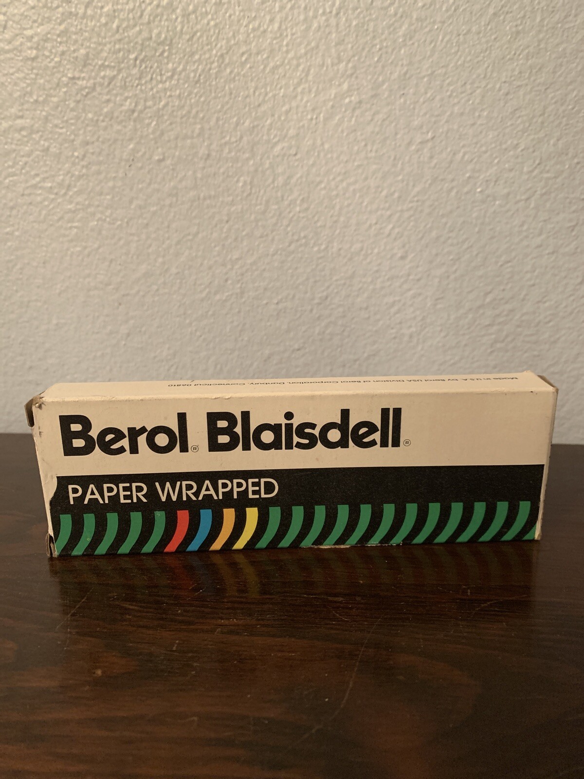 VTG NOS Berol Blaisdell Paper wrapped one dozen black China markers eBay