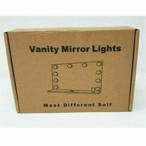 USB Make Up Mirror Lights 10 LED Kit Bulbs Vanity Light Dimmable Lamp Hollywood - Picture 7 of 7
