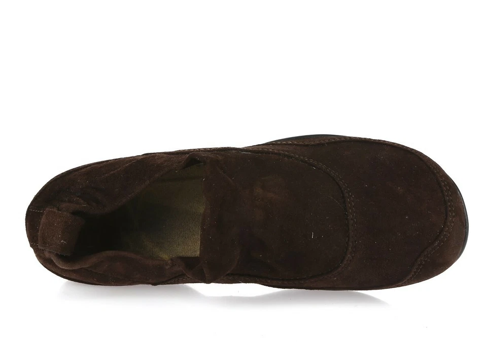 Dansko Mujer Marrón Gamuza Informal Sin Cordones Mocasines Planos Cómodos Zapatos Talla 36 Foto 3 de 4