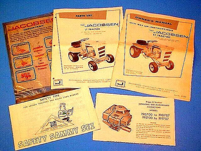 Jacobsen lawn mower manual deals