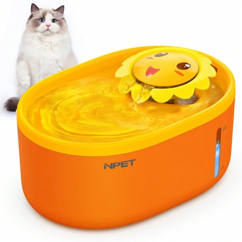 Smart Cat Water Fountain - Quiet Automatic Pet Water Dispenser for Dogs & Cats