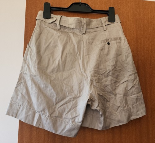 Woman By Peter Morrissey Ladies Latte Coloured Shorts With Belt Size 10 New - Picture 2 of 2