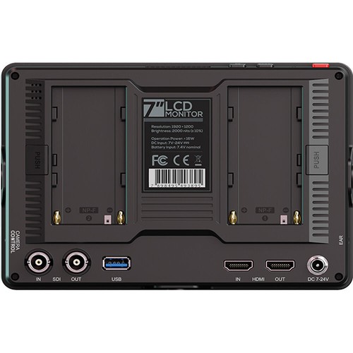 LILLIPUT HT7S 7" 2000nits 3G SDI HDMI 2.0 Touch-Screen Monitor di controllo sulla fotocamera - Foto 3 di 8