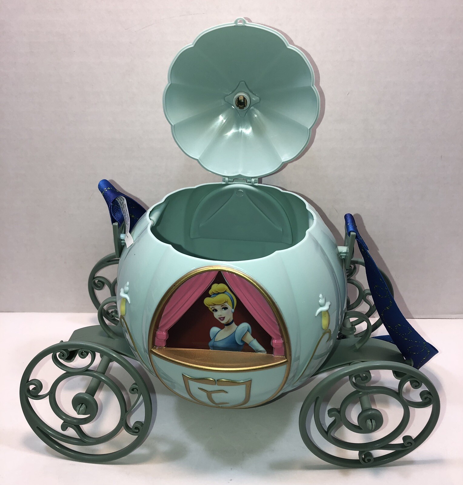 Disney Parks Cinderella Carriage Popcorn Bucket With Strap NIB eBay
