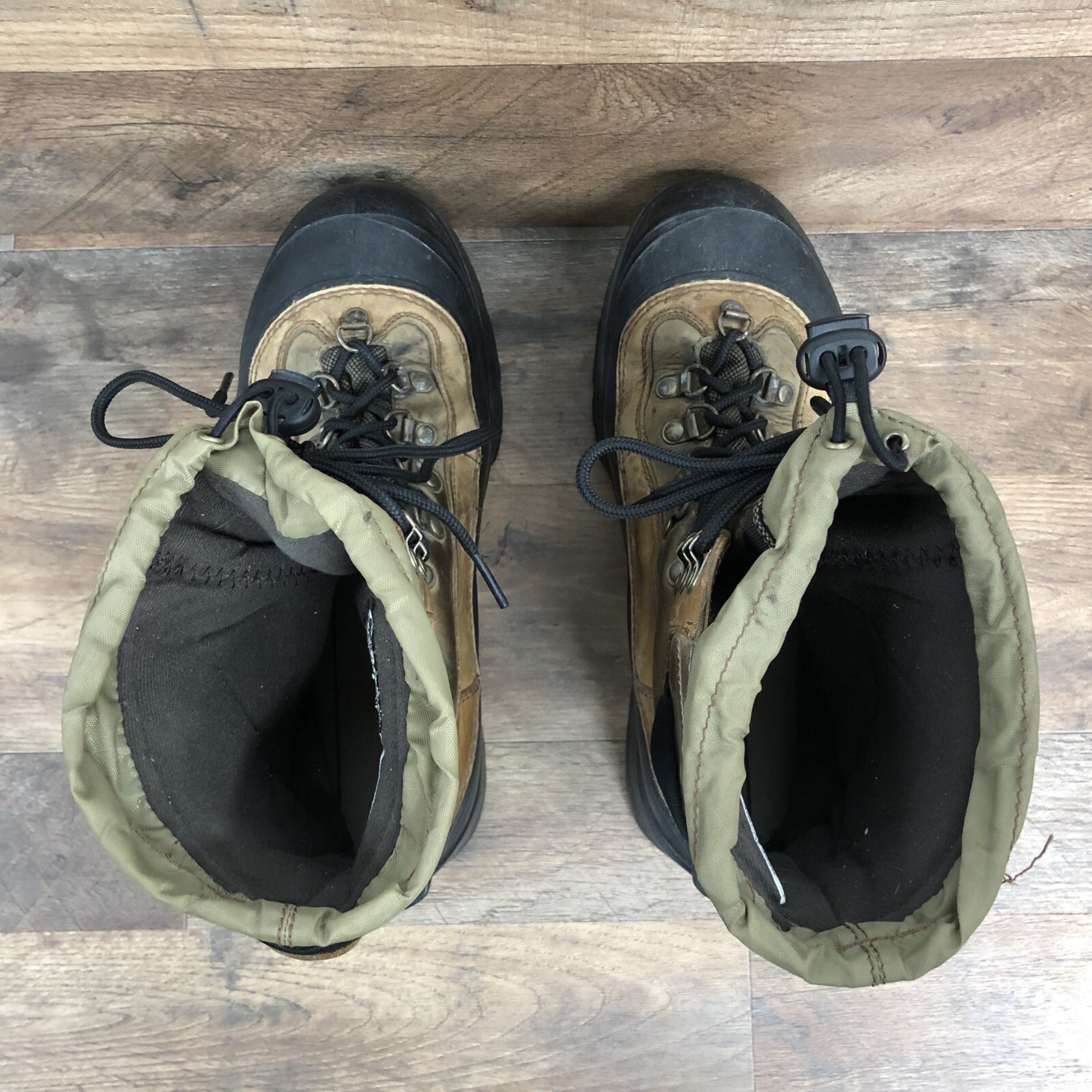 Sorel Men's Brown Rubber Conquest Winter Boots NM1049265 Size 11 No