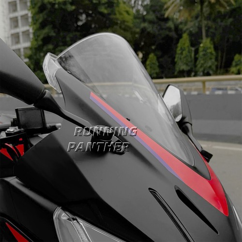 Kit de cubiertas de parabrisas delantero acrílico 2024 2025 negro para Aprilia RS457 - Imagen 5 de 17