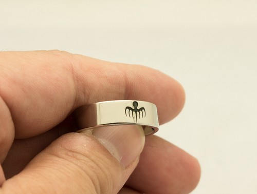 Spectre James Bond 007 Stainless Steel Ring Prop accurate laser engraved