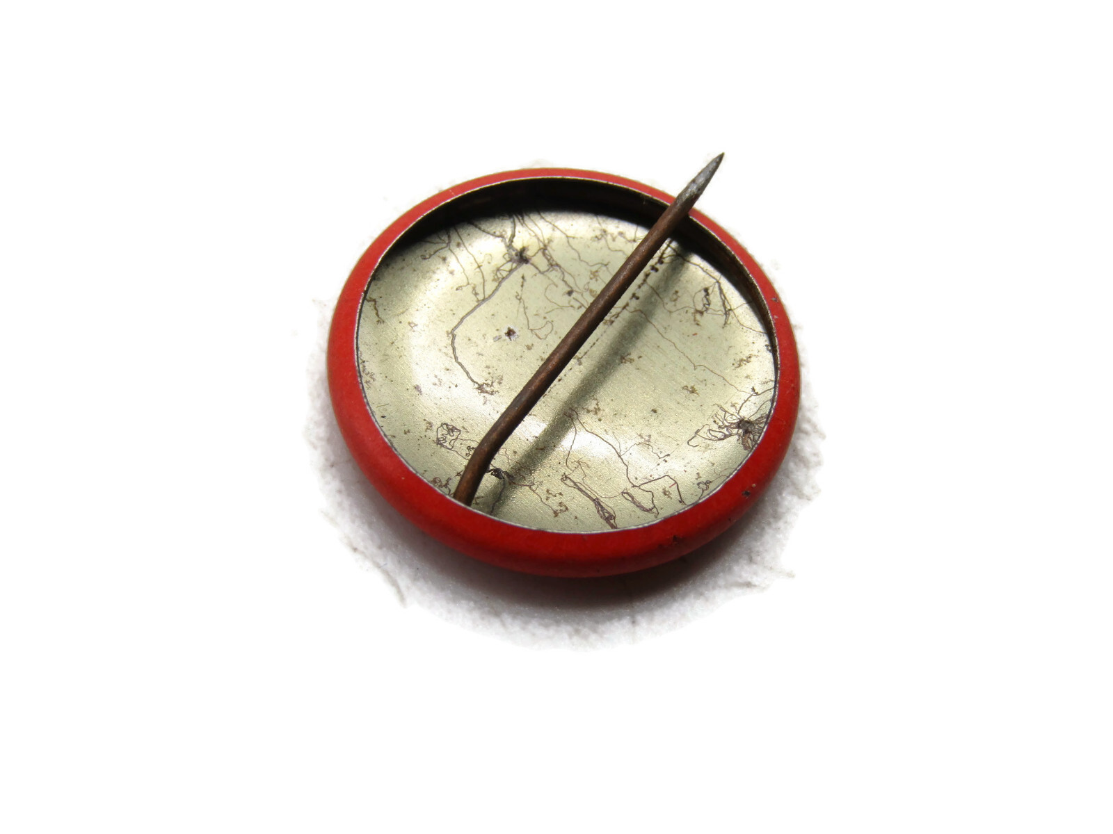 Reach Lettered Button Red & White