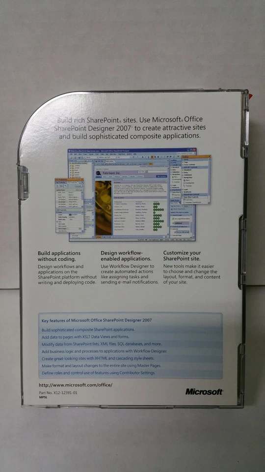 Microsoft Office Sharepoint Designer 2007 - Image 2 of 2