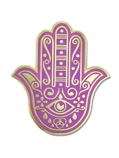 PinMart's Hamsa Hand of Fatima Evil Eye Enamel Lapel Pin
