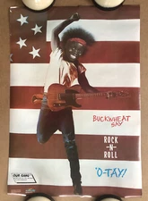 Original Vintage 1990s Rascals Buckwheat Poster Bruce Springsteen Rock And Roll