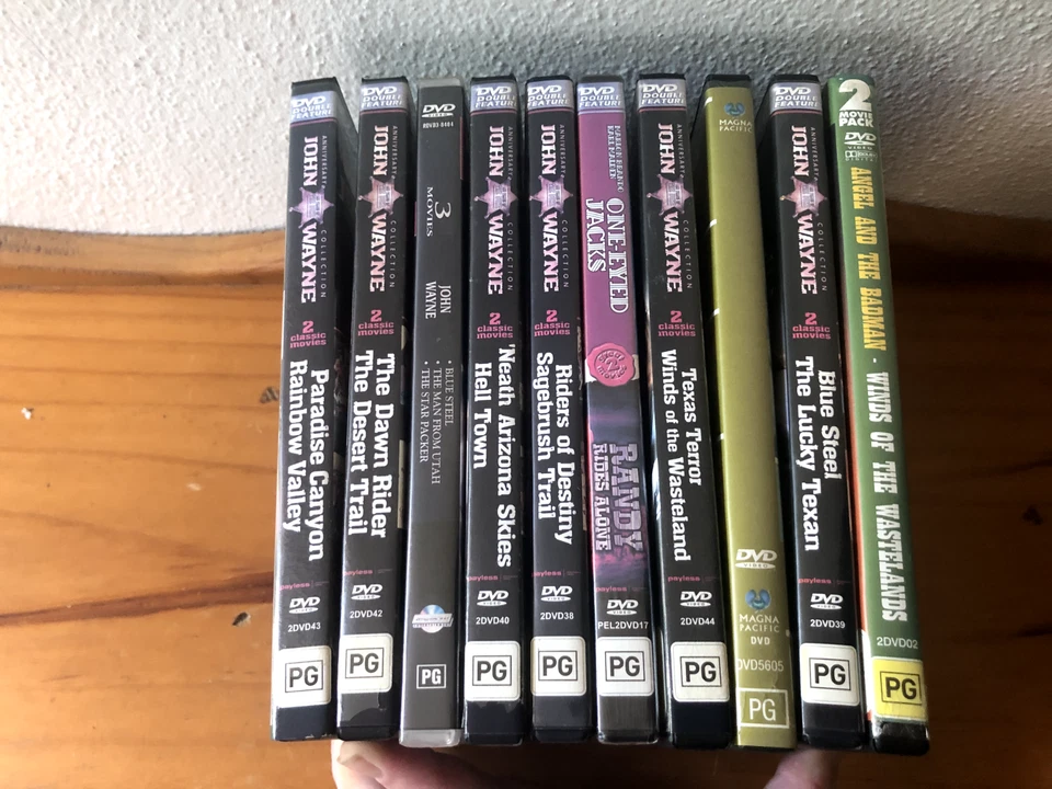John Wayne DVD's Bulk lot of 10. Region 4. - image 2 of 4