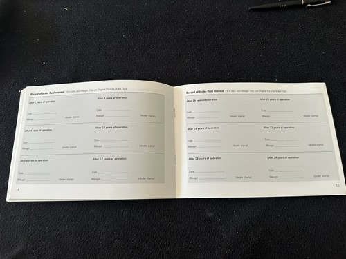 Porsche NOS 2006 manual de servicio 911 997 Carrera S 4 4S Cayman libro de mantenimiento - Imagen 6 de 7