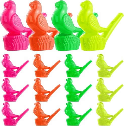 24 Pieces Bird Water Whistle Party Whistles Bird Whistle for Novelty Water