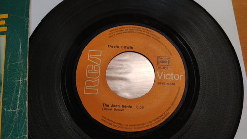 David Bowie THE JEAN GENIE 7/45 vinyl single from FRANCE - Picture 2 of 3