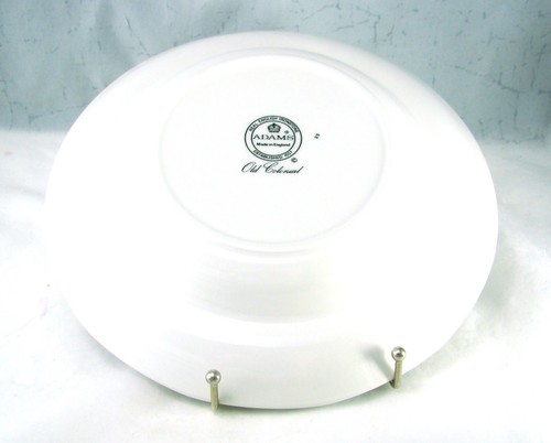 Adams Real Inglés Ironstone ANTIGUO COLONIAL Tazón(s) Sopa(s) Grande Borde - Imagen 8 de 9