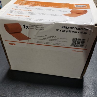 Schluter Kerdi Band 5'' x 33' Waterproofing Membrane Strip KEBA100/125/10M (NEW)