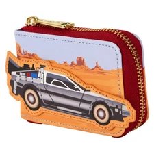 Loungefly - Back To The Future - 40th Anniversary - Delorean Accordion Wallet