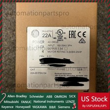 New Allen Bradley 22A-B1P5N104 PowerFlex 4 240V 3P 1HP AC Drive US Free Tax
