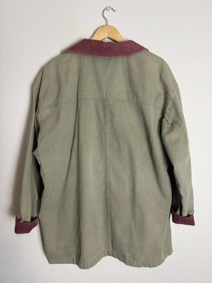 Chaqueta Rockport Chore De Colección - Sarga de Algodón Pesado, Cuello de Pana, Talla XL Foto 2 de 4