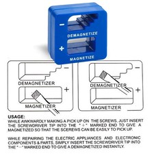 Screwdriver Magnetizer Demagnetizer Tool Powerful Magnetic Pick Up UK