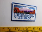 GARDEN OF THE GODS COLORADO PATCH HAT VEST BADGE SKIING HIKING SOUVENIR