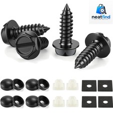 Rustproof License Plate Screws For Securing License Plates Frames And Covers ... Rustproof License Plate Screws For Securing License Plates Frames And Covers ...
