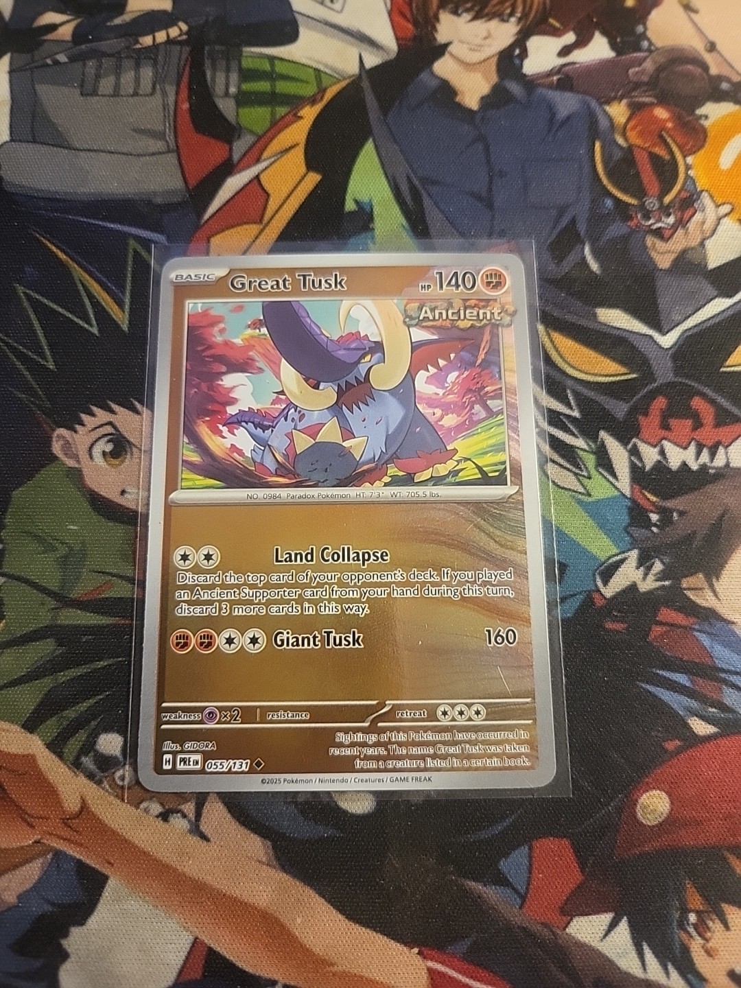 Great Tusk - 055/131 - Reverse Holo - Pokemon TCG - Prismatic Evolutions - NM