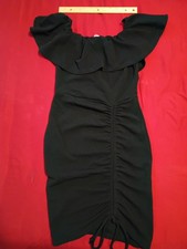 FAME Little Black Mini Dress Size Small Short Sleeve