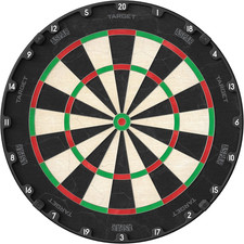 Aspar Steel Tip Dart Board Set Self-Recovering Sisal Rotational Score Ring