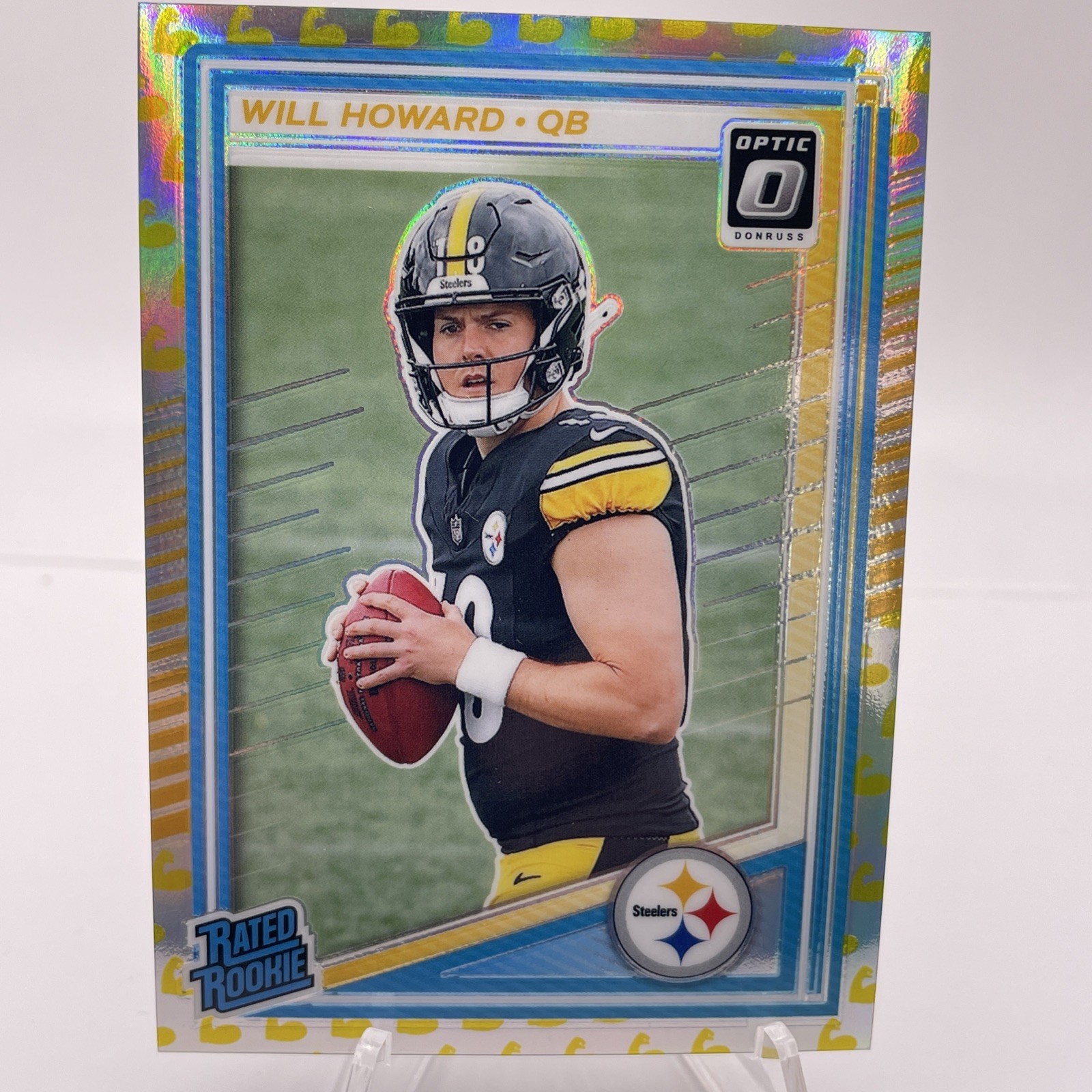 2025 Donruss Optic Rated Rookie WILL HOWARD RC /199 #233 Flex Emoji