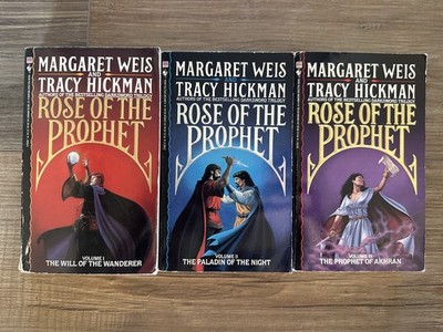 Rose of the Prophet Trilogy Complete Set Weis Hickman Will Wanderer Paladin Akhr