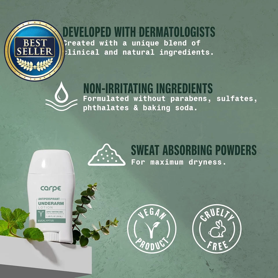 Underarm Antiperspirant & Deodorant — Extra Strength Feel, Eucalyptus Scent - image 3 of 4