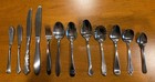 Vintage and Modern Stainless Flatware Knives Fork Spoons Mixed Brands Lot Of 12 — photo 2