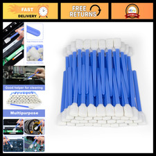 500 PCS Blue Foam Cleaning Swabs - 5.1" Square Rectangle Applicators for Precisi