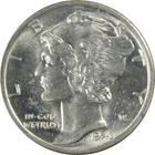 1943 D Mercury Silver Dime AU About Uncirculated 10c Coin SKU:CP348