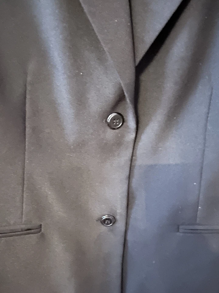 Blazer feminino vintage Koret tamanho 14 forrado preto - Imagem 4 de 4