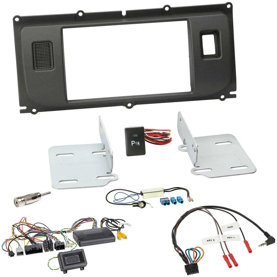 JVC Bluetooth 2DIN Lenkrad DAB USB Autoradio für Land Rover Evoque ab 2014 - Bild 3 von 4