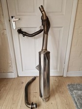 suzuki sv650 exhaust down pipes very clean full unit 99-02 mk1 genuine vgc