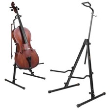 STRICH Adjustable Cello Stand with Bow Hook,Sturdy and 1/2  1/4 Double Bass,...