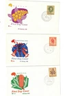 Australia 1959/60 Flowers on UNADDRESSED ROYAL FDCs