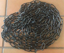 Image of Strong 5mm x 9.6 m Length HEAVY DUTY Black Plated Welded Chain Security Lock