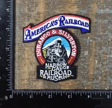 DURANGO & SILVERTON NARROW GAUGE RAILROAD & MUSEUM Colorado Souvenir Patch