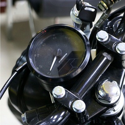 Peedometer Gauge Tachometer Universal Mechanical Motorcycl LCD Digital Odometer 