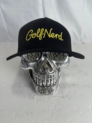 Cuater Golf Nerd Hat Cap Snap Back Black Flexfit 110 Embroidered Mens One Size