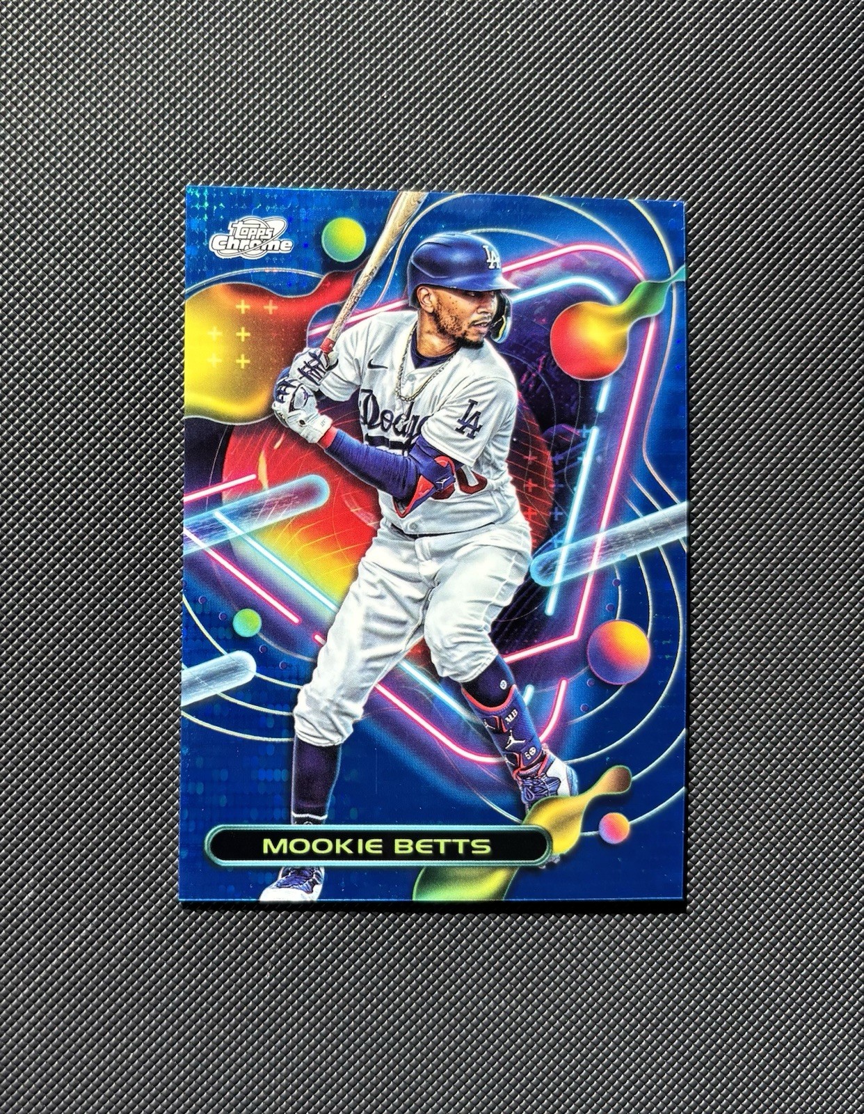 2023 Topps Cosmic Chrome Mookie Betts #55 Blue Moon Refractor /99 Dodgers