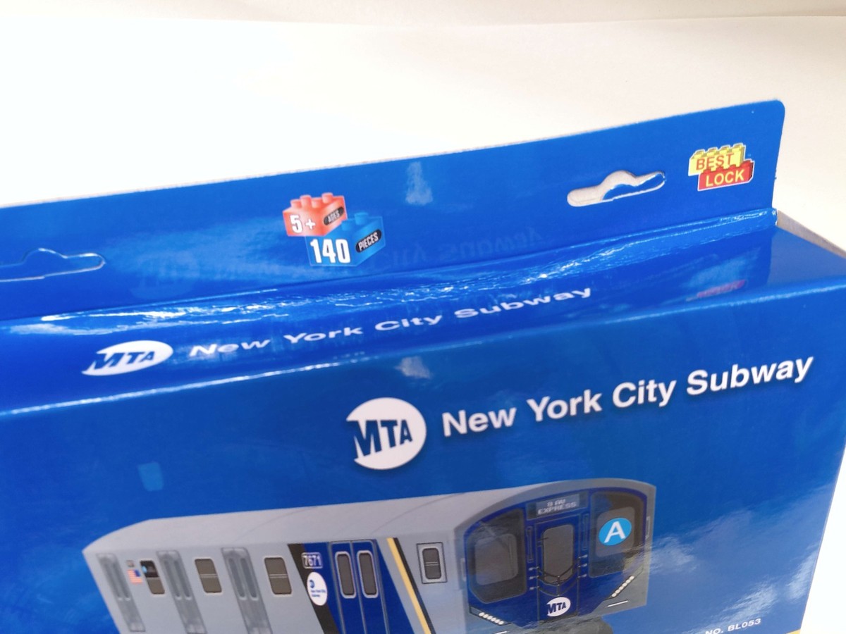 MTA New York City Subway 動作OK 完品 説明書なし MTA NYC Subway 130 Block Construction Toy BestLock New York City