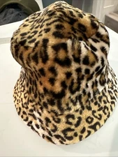 Plush Fluffy Bucket Hat Women Warm Lining Winter Faux Fur Cozy Wide Brim Winter