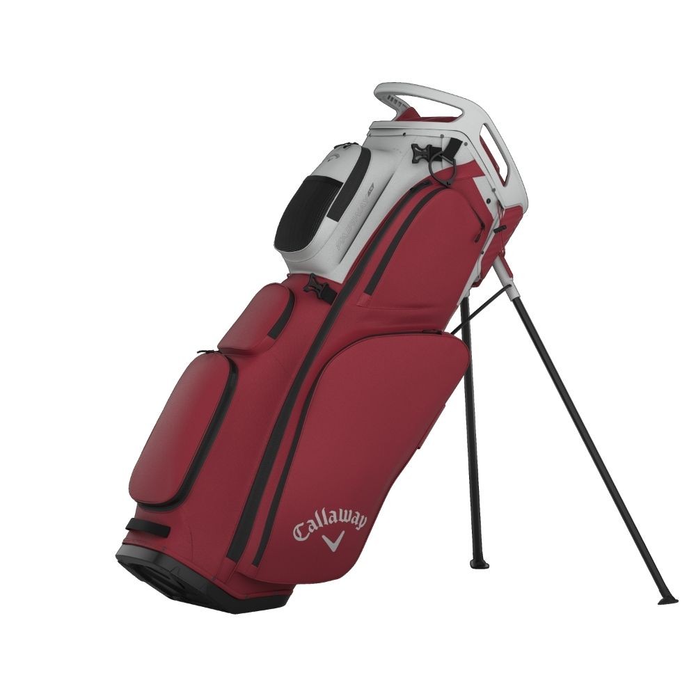 Stand Bag  2026 - Silver/cardinal