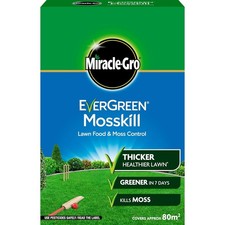 Image of Miracle Gro Evergreen 80sqm Mosskill with Lawn Food for a Greener Grass